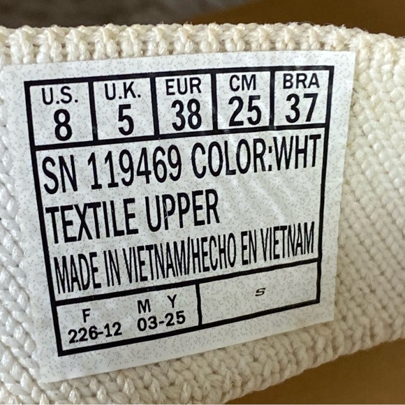 Skechers Cali Summers Sandals Flip Flop Womens Size 8 White Tan Rhinestone Foam - Picture 10 of 10